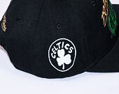 Kšiltovka Mitchell & Ness HWC Slap Sticker Classic Red Boston Celtics Black