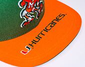 Kšiltovka Mitchell & Ness LOGO BILL SNAPBACK University Of Miami Green