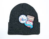 Kulich Mitchell & Ness XL LOGO PATCH KNIT HWC Philadelphia 76Ers Black