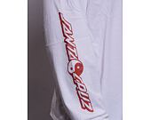 Triko Santa Cruz Shark Trip L/S T-Shirt White