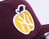 Kšiltovka New Era 9FIFTY MLB Apple New York Yankees Maroon