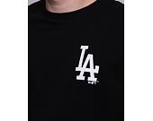 Triko New Era MLB League Essentials Oversized Tee Los Angeles Dodgers Black/White