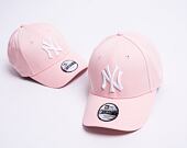 Dětská kšiltovka New Era 9FORTY Kids MLB Kids League Essential New York Yankees Pale Pink