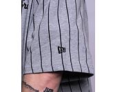 Triko New Era Pinstripe Jersey Heather Gray / Black