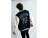 Bunda New Era Heritage Varsity Jacket New York Yankees Oceanside Blue / Off White