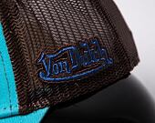 Kšiltovka Von Dutch Trucker Skara Teal/Brown