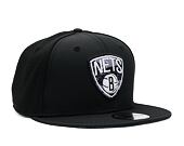 Kšiltovka New Era 9FIFTY NBA Print Infill Brooklyn Nets Black