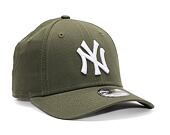 Dětská kšiltovka New Era 9FORTY Kids MLB Kids League Essential New York Yankees - Olive / White