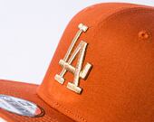 Kšiltovka New Era 9FIFTY MLB Side Patch Los Angeles Dodgers Redwood / Oat Milk