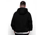 Mikina Karl Kani Chest Retro OS Half Zip Hoodie black