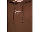 Mikina Karl Kani Small Signature Essential Hoodie brown