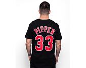 Triko Mitchell & Ness NBA N&N Tee Chicago Bulls Black