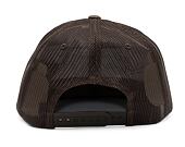 Kšiltovka Brixton Steadfast HP Mesh Cap Dark Earth / Burnt Red