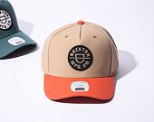 Kšiltovka Brixton Crest C MP Snapback Sand / Burnt Red