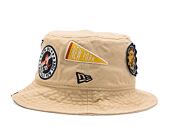 Klobouk New Era Heritage All Over Patch Bucket Oat Milk