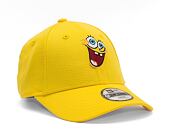 Dětská kšiltovka New Era 9FORTY Kids Spongebob Black on Black Official Yellow