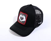 Kšiltovka Capslab Mickey Mouse - Heart Trucker Black