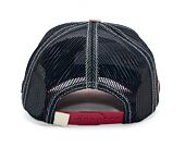 Kšiltovka Capslab Batman - Retro Batman Trucker Sand / Cardinal
