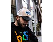 Kšiltovka Von Dutch Trucker Boston Sand/White