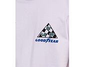 Triko HUF × GOODYEAR Grand Prix Triple Triangle T-Shirt White