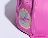 Kšiltovka New Era 9FIFTY MLB Pastel Patch Los Angeles Dodgers Wild Rose Pink / Off White