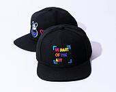 Kšiltovka RATAJ Be Part of the Art Black Snapback