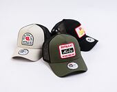 Kšiltovka New Era - Buffalo Patch - 9FORTY A-Frame Trucker - New Olive / Scarlet