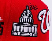 Kšiltovka Adam Wave New Era 59FIFTY MLB Authentic Performance Washington Nationals Fitted Team Color