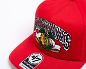 Kšiltovka '47 Brand NHL Chicago Blackhawks Laurel '47 Captain DTR Red