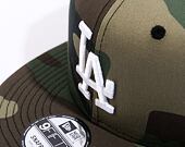 Kšiltovka New Era 9FIFTY MLB Team Camo Los Angeles Dodgers Woodland Camo