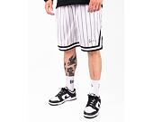 Kraťasy Karl Kani - Small Signature Pinstripe Mesh Shorts - White/Black