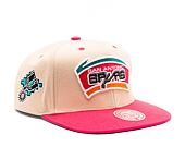 Kšiltovka Mitchell & Ness NBA Sail 2 Tone Snapback Hwc San Antonio Spurs Off White
