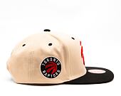 Kšiltovka Mitchell & Ness NBA Sail 2 Tone Snapback Toronto Raptors Off White