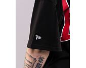 Triko New Era NBA Infill Logo Oversized Tee Chicago Bulls Black / Red