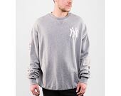 Mikina New Era MLB Heritage Crew New York Yankees Heather Grey / White
