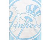 Triko New Era MLB Pastel Oversized Tee New York Yankees Pastel Blue / Off White