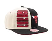 Kšiltovka Mitchell & Ness NBA Pop Panel Snapback Chicago Bulls Off White / Black
