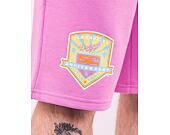 Kraťasy New Era MLB Pastel Shorts Los Angeles Dodgers Wild Rose Pink / Off White