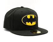 Kšiltovka New Era 59FIFTY Character Basic Batman Black / Yellow