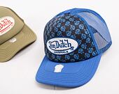 Kšiltovka Von Dutch Trucker Tampa Foam Black Aop/Blue