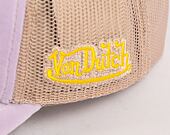 Kšiltovka Von Dutch Trucker Kent Velvet Lilac/Sand