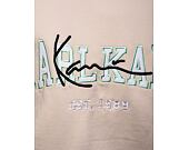 Bunda  Karl Kani Og Fleece College Jacket off white/white