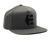 Kšiltovka Etnies Icon Snapback Grey / Black
