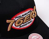 Kšiltovka Mitchell & Ness NBA Team Seal Trucker HWC 76Ers Black