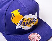 Kšiltovka Mitchell & Ness NBA Paint By Number Snapback Lakers Purple