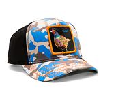 Kšiltovka Goorin - 'Paintball Pack' - Luck Stays Down - Blue Camo