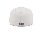 Kšiltovka New Era 59FIFTY MLB League Essential Los Angeles Dodgers Stone / Purple Nitro