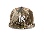 New Era 59FIFTY LP Retro Crown MLB "2000 SUBWAY SERIES" Side Patch New York Yankees Realtree/Purple