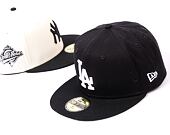 Kšiltovka New Era 59FIFTY MLB Team Side Patch Los Angeles Dodgers Black / White