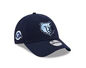 Kšiltovka New Era 9FORTY NBA Team Side Patch Memphis Grizzlies Oceanside Blue / Optic White